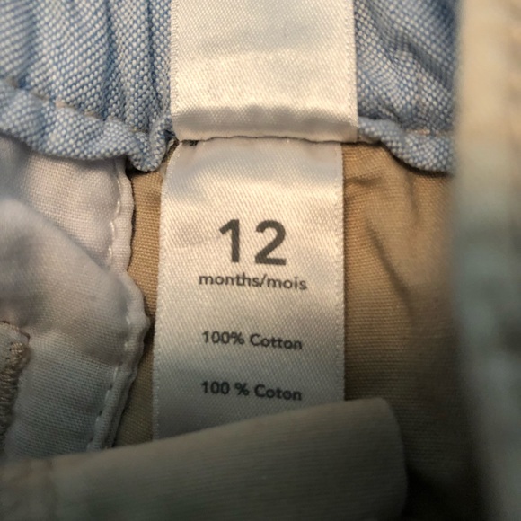 Carter’s Khaki Shorts - 12mo - Picture 3 of 3